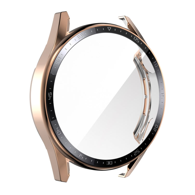 Per Huawei Watch GT 3 46mm ENKAY Cornice per PC + Custodia protettiva in vetro temperato con scala