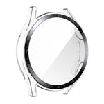 Per Huawei Watch GT 3 46mm ENKAY Cornice per PC + Custodia protettiva in vetro temperato con scala