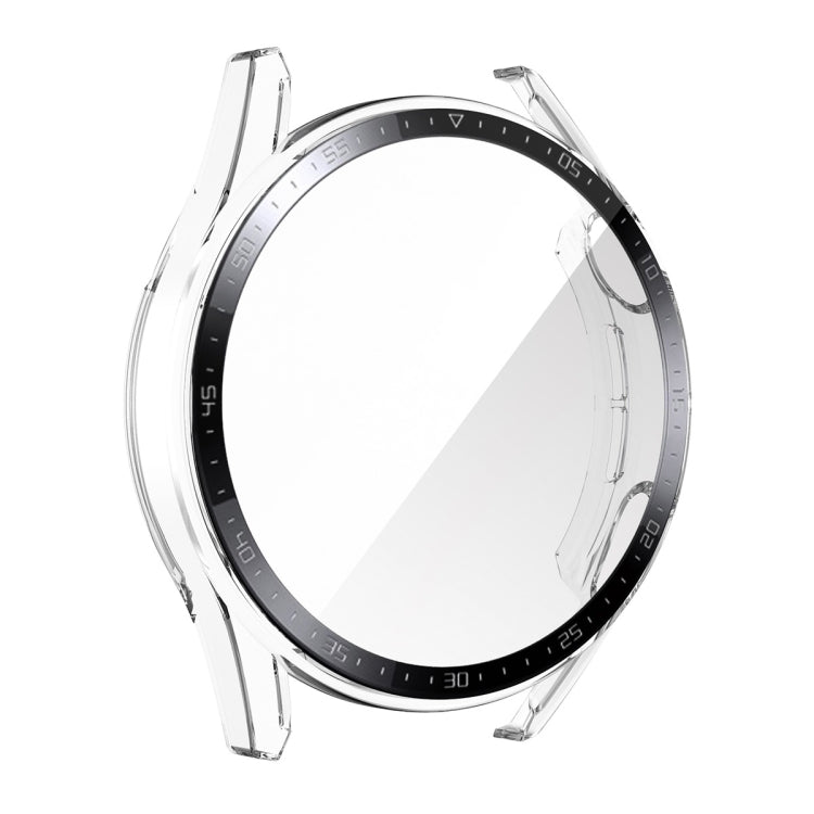 Per Huawei Watch GT 3 46mm ENKAY Cornice per PC + Custodia protettiva in vetro temperato con scala