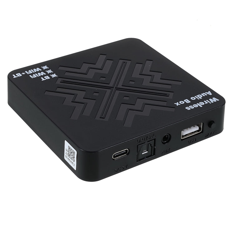 JEDX Q2 WiFi e Bluetooth 2 in 1 adattatore audio digitale Smart Hi-Fi Audio Box, Q2