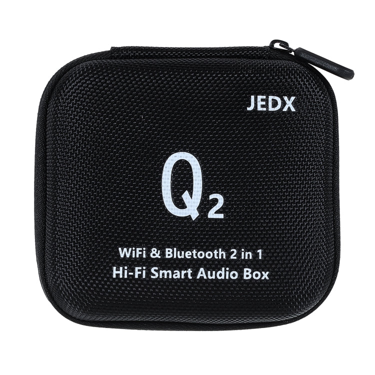 JEDX Q2 WiFi e Bluetooth 2 in 1 adattatore audio digitale Smart Hi-Fi Audio Box, Q2