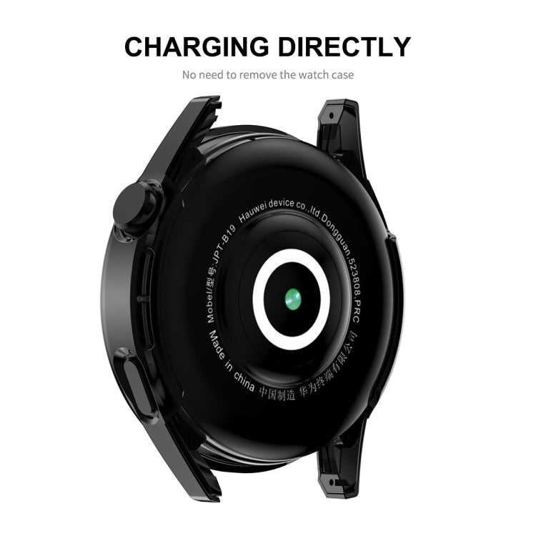 Per Huawei Watch GT 3 42mm ENKAY Telaio per PC opaco + Custodia protettiva in vetro temperato
