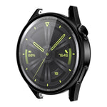 Per Huawei Watch GT 3 46mm ENKAY Cornice PC opaca + Custodia protettiva in vetro temperato