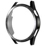 Per Huawei Watch GT 3 46mm ENKAY Cornice per PC opaca + Custodia protettiva in vetro temperato con scala