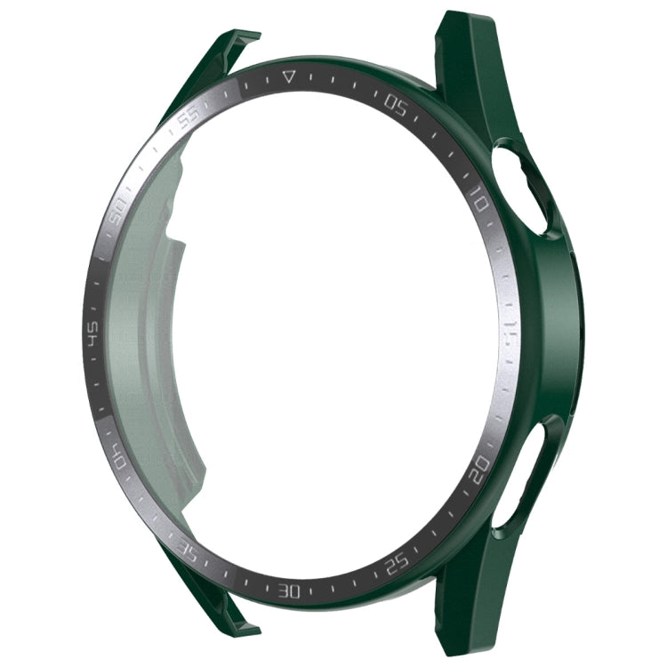 Per Huawei Watch GT 3 46mm ENKAY Cornice per PC opaca + Custodia protettiva in vetro temperato con scala