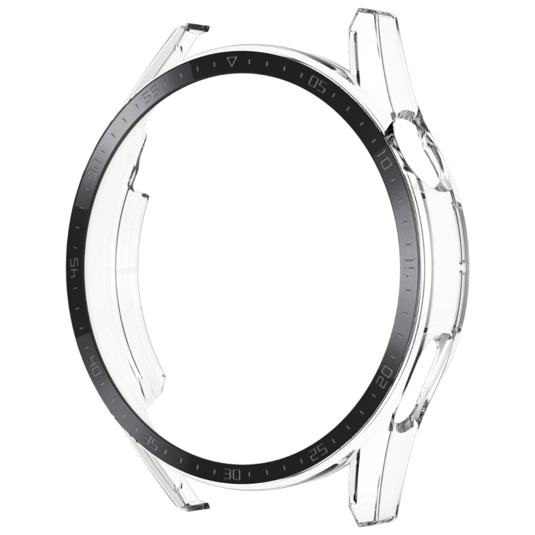 Per Huawei Watch GT 3 46mm ENKAY Cornice per PC opaca + Custodia protettiva in vetro temperato con scala