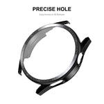 Per Huawei Watch GT 3 46mm ENKAY Cornice per PC opaca + Custodia protettiva in vetro temperato con scala