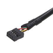 Computer desktop USB 2.0 a 9 pin Connettore breakout cavo di prolunga da 1 a 4 pin