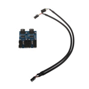 Computer desktop USB 2.0 a 9 pin Connettore breakout cavo di prolunga da 1 a 4 pin