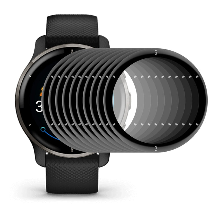 Per Garmin Venu 2 Plus ENKAY Hat-Prince 3D Full Coverage Soft PC Edge + PMMA HD Protector Film, 1 PC, 2 PCS, 5 PCS, 10 PCS