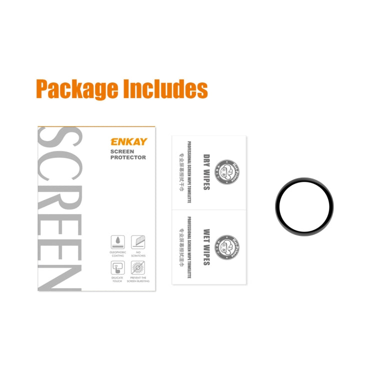 For Honor Watch GS 3 ENKAY Full Coverage Soft Curved PC Edge + PMMA HD Protector Film, 1 PC, 2 PCS, 5 PCS, 10 PCS