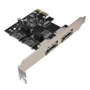 Scheda riser SATA PCI-E a ESATA + scheda di espansione SATA 3.0 6G PCIe a SATA