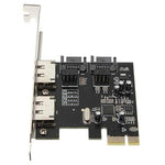Scheda riser SATA PCI-E a ESATA + scheda di espansione SATA 3.0 6G PCIe a SATA