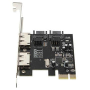 Scheda riser SATA PCI-E a ESATA + scheda di espansione SATA 3.0 6G PCIe a SATA