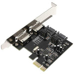 Scheda riser SATA PCI-E a ESATA + scheda di espansione SATA 3.0 6G PCIe a SATA