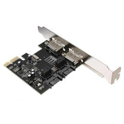 Scheda riser SATA PCI-E a ESATA + scheda di espansione SATA 3.0 6G PCIe a SATA