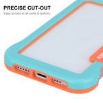 ENKAY Custodia per PC antiurto cava senza cornice per iPhone 13, For iPhone 13