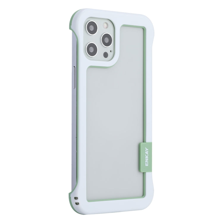 ENKAY Custodia per PC antiurto cava senza cornice per iPhone 12 Pro Max, For iPhone 12 Pro Max