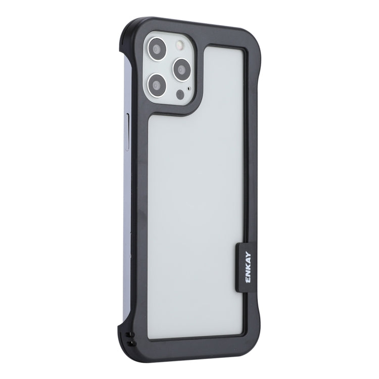ENKAY Custodia per PC antiurto cava senza cornice per iPhone 12 Pro Max, For iPhone 12 Pro Max