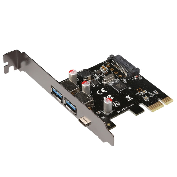 Scheda di espansione USB 3.1 Type-C PCIe a Type-C e Type A 3.0 Scheda riser PCI Express USB