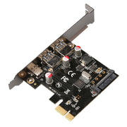 Scheda di espansione USB 3.1 Type-C PCIe a Type-C e Type A 3.0 Scheda riser PCI Express USB