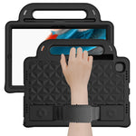 Custodia antiurto Diamond EVA con supporto e cinturino, For Galaxy Tab A8 10.5(2021) X200/X205