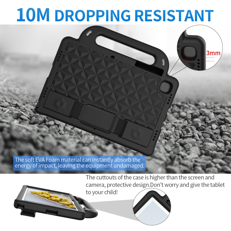 Custodia antiurto Diamond EVA con supporto e cinturino, For Galaxy Tab A8 10.5(2021) X200/X205