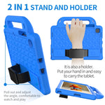 Custodia antiurto Diamond EVA con supporto e cinturino, For Galaxy Tab A8 10.5(2021) X200/X205