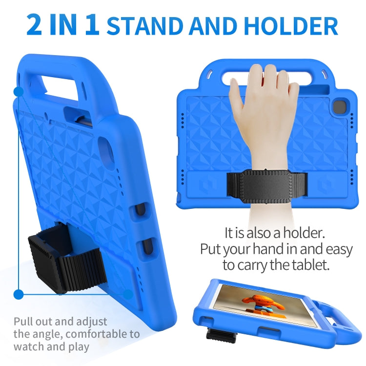 Custodia antiurto Diamond EVA con supporto e cinturino, For Galaxy Tab A8 10.5(2021) X200/X205