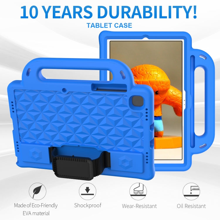 Custodia antiurto Diamond EVA con supporto e cinturino, For Galaxy Tab A8 10.5(2021) X200/X205