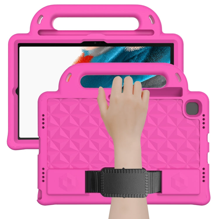 Custodia antiurto Diamond EVA con supporto e cinturino, For Galaxy Tab A8 10.5(2021) X200/X205