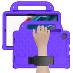 Custodia antiurto Diamond EVA con supporto e cinturino, For Galaxy Tab A8 10.5(2021) X200/X205