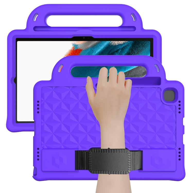 Custodia antiurto Diamond EVA con supporto e cinturino, For Galaxy Tab A8 10.5(2021) X200/X205