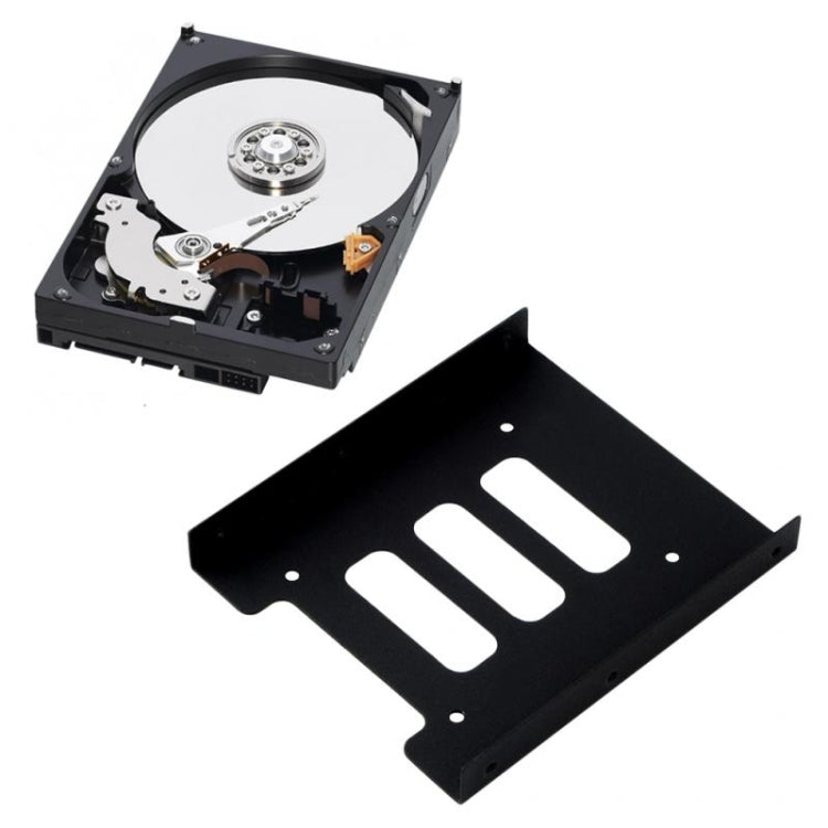 Staffa montaggio disco rigido 2,5" a 3,5" in metallo