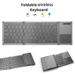 B066S Mini tastiera Bluetooth tripla wireless ultrasottile multifunzione, B066S