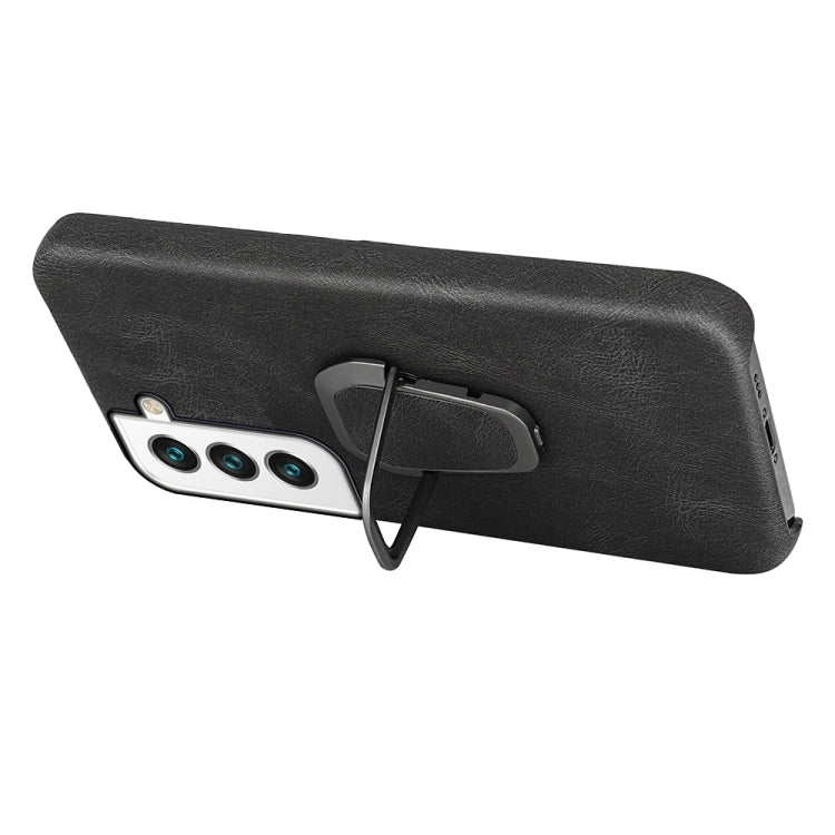 Custodia per telefono in PU con supporto ad anello per Samsung Galaxy S22+ 5G, For Samsung Galaxy S22+ 5G