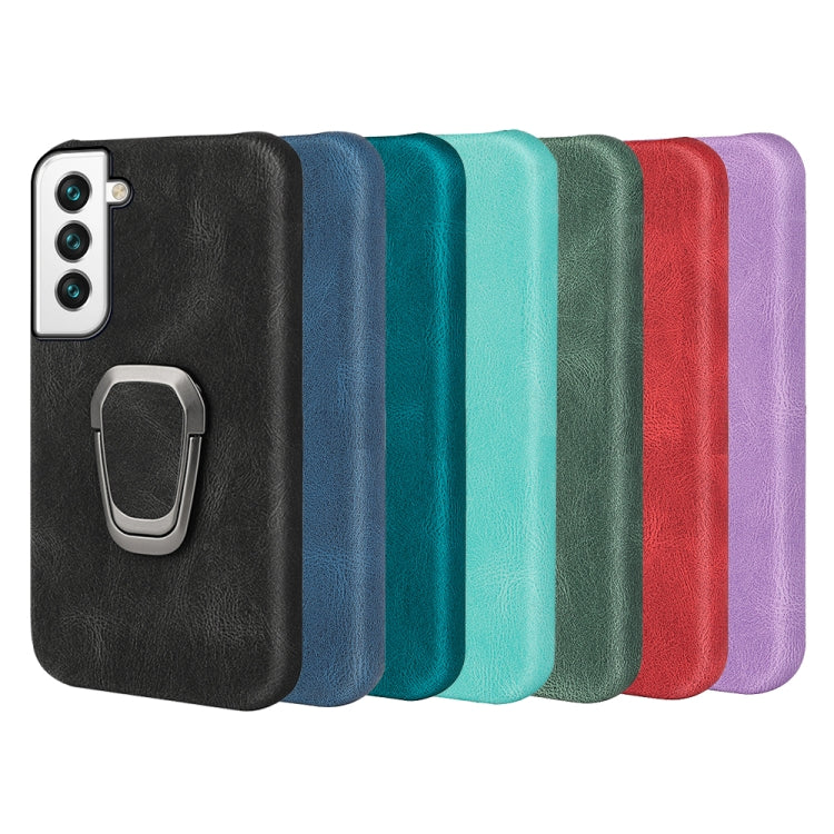 Custodia per telefono in PU con supporto ad anello per Samsung Galaxy S22+ 5G, For Samsung Galaxy S22+ 5G