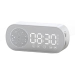 Z7 Digital Bluetooth 5.0 Altoparlante Multifunzione Specchio Sveglia Radio FM, Z7 (Black), Z7 (White), Z7 (Pink)