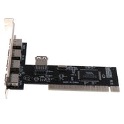 Adattatore per scheda controller HUB PCI USB 2.0 ad alta velocità da 480 Mbps