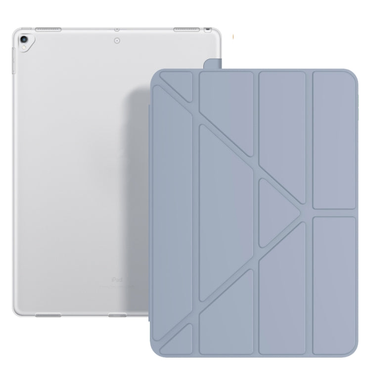 Custodia Smart Tablet in pelle con retro ribaltabile multi-pieghevole in TPU per iPad Pro 12,9 pollici 2015/2017