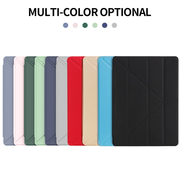 Custodia Smart Tablet in pelle con retro ribaltabile multi-pieghevole in TPU per iPad Pro 12,9 pollici 2015/2017