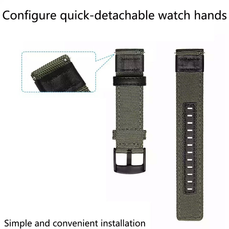 Cinturino in tela resistente all'usura, For Samsung Galaxy Watch4 40mm, For Samsung Galaxy Watch4 44mm
