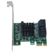 Convertitore PCI Express a 4 porte PCI-E X1/X4/X8/X16 Adattatore di espansione PCIE a SATA