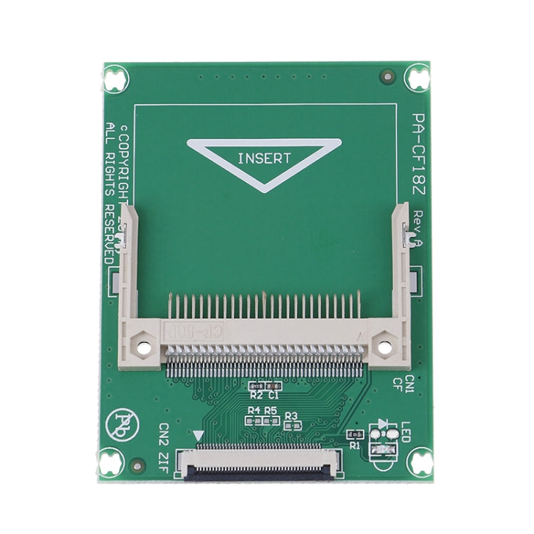 Scheda di memoria Compact Flash CF da 1,8 pollici a 50 pin su scheda adattatore HDD SSD ZIF/CE