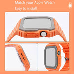 Cinturino in silicone per Apple Watch Series 7/6/SE 41-45mm