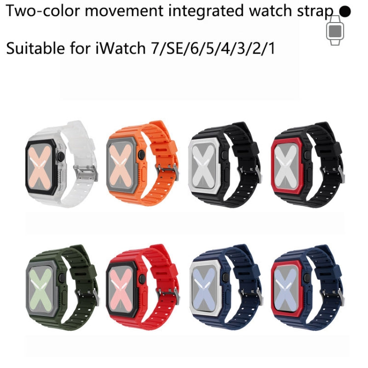 Cinturino in silicone per Apple Watch Series 7/6/SE 41-45mm