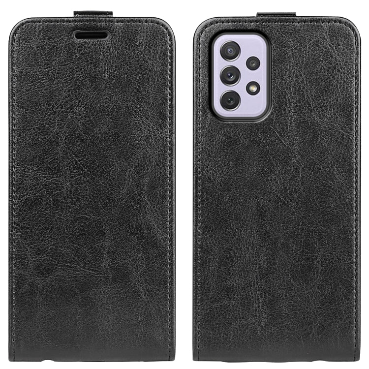 Custodia in pelle a vibrazione verticale per Samsung Galaxy A73 5G R64 Texture, For Samsung Galaxy A73 5G