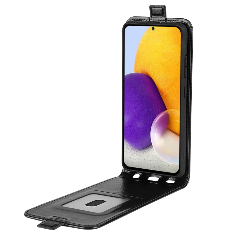 Custodia in pelle a vibrazione verticale per Samsung Galaxy A73 5G R64 Texture, For Samsung Galaxy A73 5G