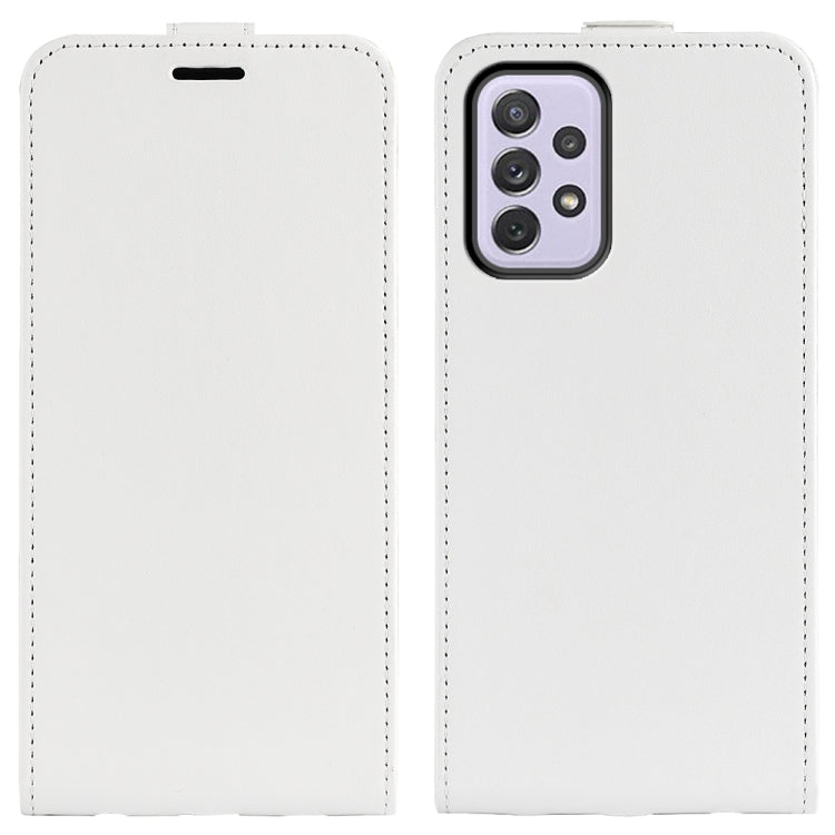 Custodia in pelle a vibrazione verticale per Samsung Galaxy A73 5G R64 Texture, For Samsung Galaxy A73 5G