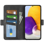 Custodia in pelle con fibbia magnetica a doppio lato per Samsung Galaxy A73 5G, For Samsung Galaxy A73 5G